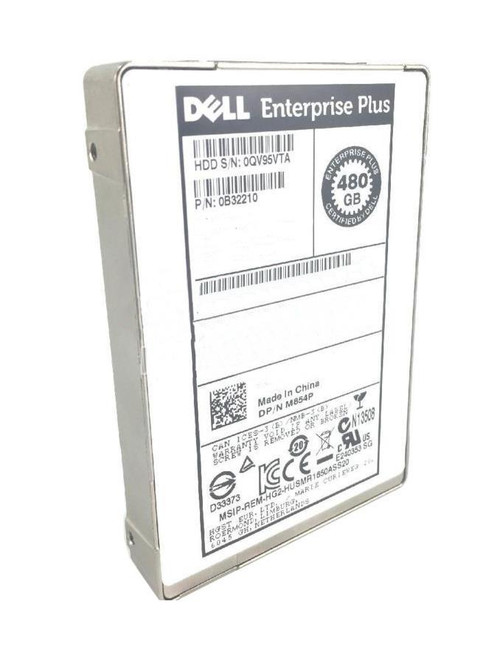 M854P - Dell 480GB SAS 12Gb/s 2.5" Read Intensive SSD