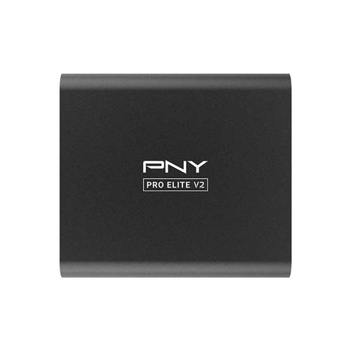PNY Pro Elite V2 500GB USB 3.2 Gen 2x1 Portable SSD - PSD0CS2160-500-RB - Compatible with ProLiant DL360p Gen8 servers