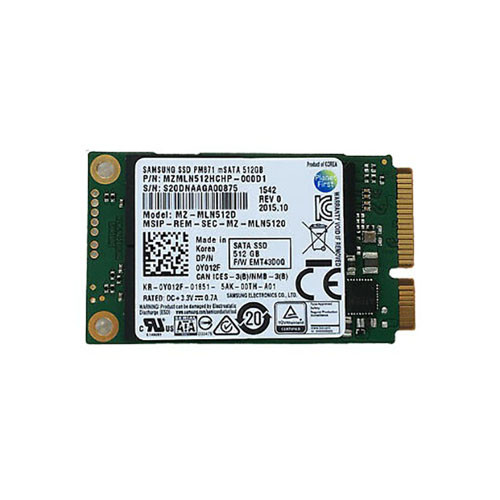 MZMLN512HCHP-000D1 - Samsung 512GB SATA 6Gb/s mSATA SSD
