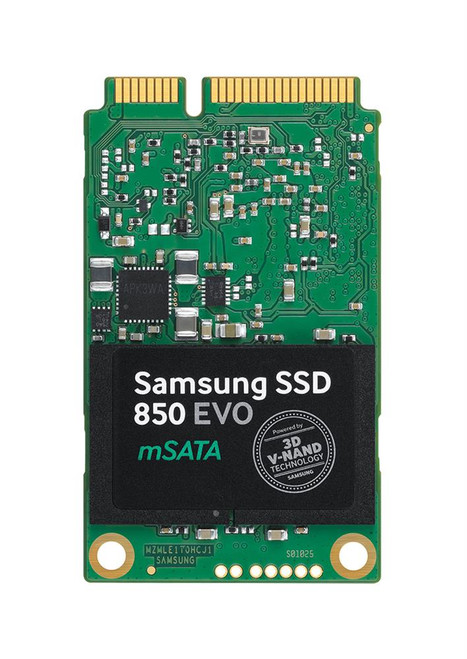Samsung 850 EVO Series 250GB mSATA SSD for Triple-Level Cell (TLC) SATA 6Gb/s, compatible with servers