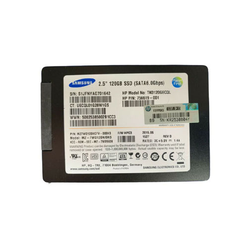 MZ7WD120HCFV-000H3 - Samsung 120GB SATA 6Gb/s 2.5" MLC SSD