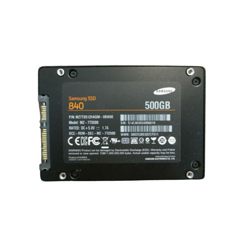 Samsung MZ7TD512HAGM-0BW00 840 Series 500GB TLC SATA 6Gb/s SSD
