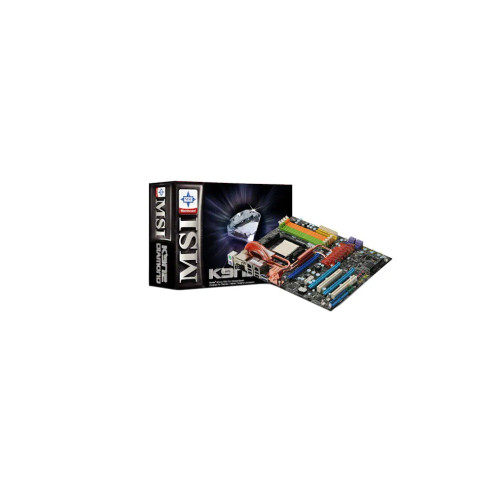 MS-7375-01S - AMD K9N2 Diamond Desktop Board nVIDIA Chipset ATX Socket AM2+ 2600MHz HT 8GB DDR2 SDRAM Serial ATA/300 Yes
