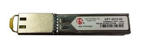 OPT-0015-00 - F5 Networks 1.25Gbps 1000Base-T Copper 100m RJ-45 Connector SFP Transceiver Module