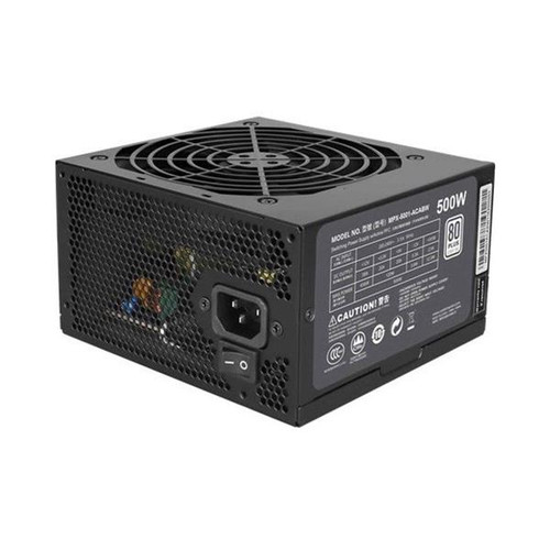 MPX-5001-ACAAW-BS - COOLER MASTER 500W 80-Plus ATX Power Supply