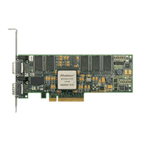 MHEA28-2TC - Mellanox InfiniHost III Ex Dual-Ports 10Gb InfiniBand to PCI Express x8 HCA Network Adapter