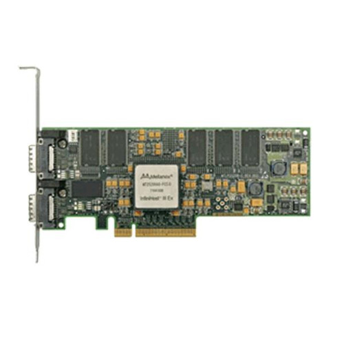 MHEA28-2TC - Mellanox Dual Port 10GB InfiniBand PCIe x8 Network Adapter