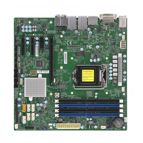 MBD-X11SCQ - SuperMicro LGA1151 Q370 uATX DDR4 Motherboard