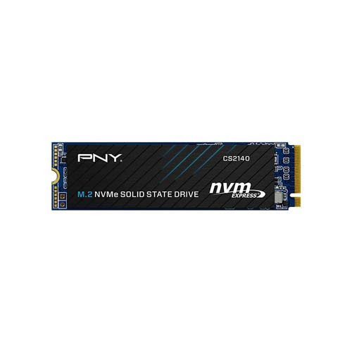 PNY CS2140 250GB NVMe M.2 SSD for high-speed storage in PCIe 4.0 x4 form