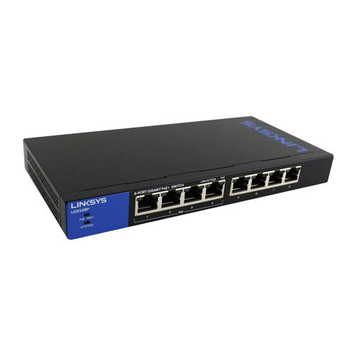 LGS108P-AP - Linksys 8-Port Gigabit PoE+ Desktop Switch