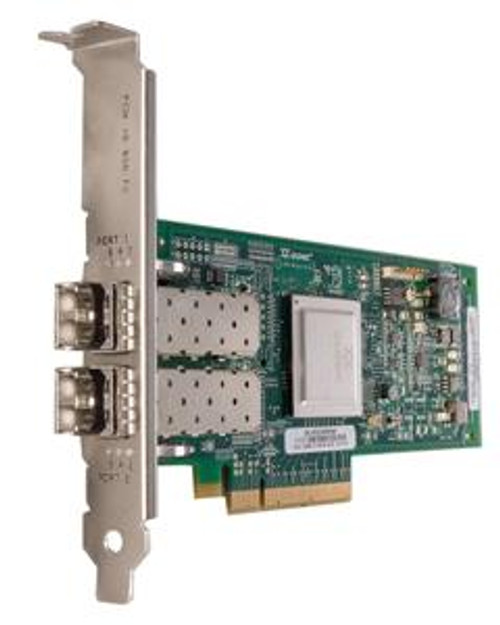 RW9KF - Dell QLogic QLE2562 8GB Dual Port SFP+ Fibre Channel PCI-Express 2.0 x8 Host Bus Adapter