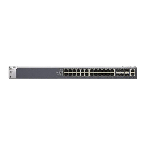 GSM7328SAU - NetGear 24-Port Gigabit Layer 2 Managed Stackable Network Switch