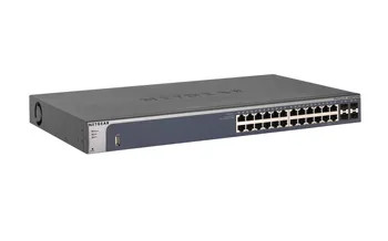 GSM7224R-100EUS - NetGear 24-Port Gigabit 4 SFP Layer2 Managed Rack Switch
