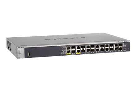 GSM7212F-100AJS - NetGear 12-Port Gigabit Layer2 Managed Network Switch