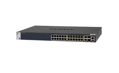 GSM4328S - NetGear M4300-28G 24x 1000Base-T 2x 10GBase-T 2x SFP+ Managed Layer 3 Switch