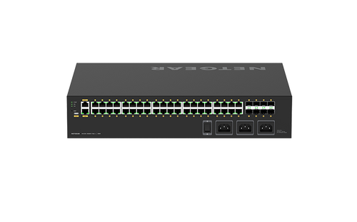 GSM4248UX - NetGear M4250-40G8XF-PoE++ AV Line 40x 1000Base-T PoE++ with 8x SFP+ Managed Layer 3 Switch