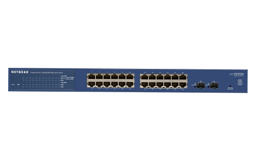 GS724T-400AJS - NetGear 24-Port Gigabit 2 SFP Layer2 Managed 1U Network Switch