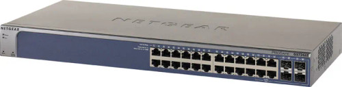 GS724AT-100EUS - NetGear 24-Port Gigabit 4 SFP Layer3 Network Switch
