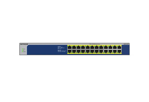 GS524PP - NetGear 24-Port Gigabit PoE Layer2 Rack Network Switch
