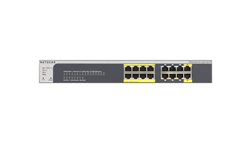 GS516TPROM01 - NetGear 16-Port PoE Gigabit Layer 2 Network Switch