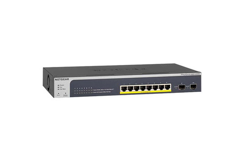 GS510TPP - NetGear ProSAFE 8-Port Gigabit PoE+ (190W) with 2x SFP Smart Layer 3 Switch