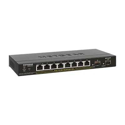 GS310TP-100EUS - NetGear 8-Port Gigabit PoE+ 2 SFP Layer3 Network Switch