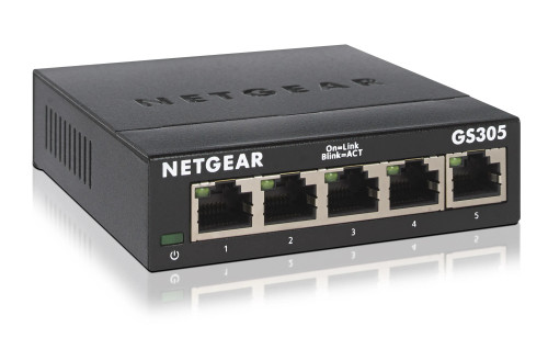 GS305-300PES - NetGear 5-Port Gigabit Unmanaged Network Switch