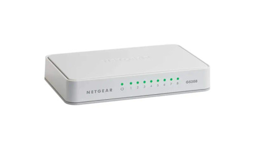 GS208 - NetGear 8-Port Gigabit Unmanaged Network Switch