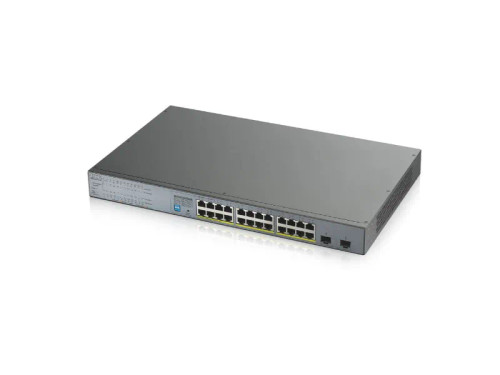 GS1300-26HP - Zyxel 24-Port PoE+ Gigabit 2 SFP Network Switch