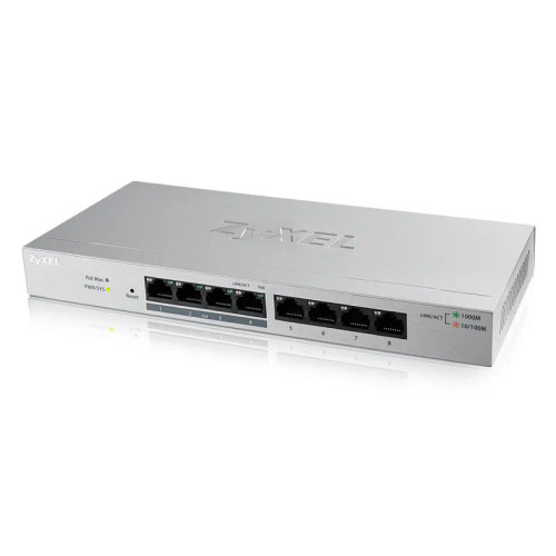GS1200-8HP - ZyXEL GS1200-8HP 8-Port Gigabit PoE+ Managed Switch