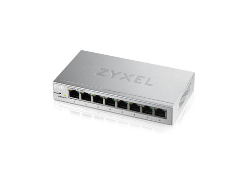 GS1200-8 - ZYXEL 8-Port GbE Web Managed Switch - 8 Ports - Manageable - 2 Layer Supported - Twisted Pair - Desktop - 2 Year Limited