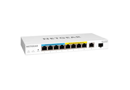 GS110TUP - NetGear 8-Port PoE++ Gigabit 1 SFP Managed Switch