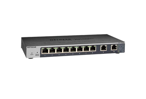 GS110EMX - NetGear 8-Port Gigabit 2-Port Multi-Gigabit Layer 3 Network Switch