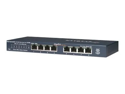 GS108T-100EUS - NetGear 8-Port Gigabit Layer 2 Network Switch