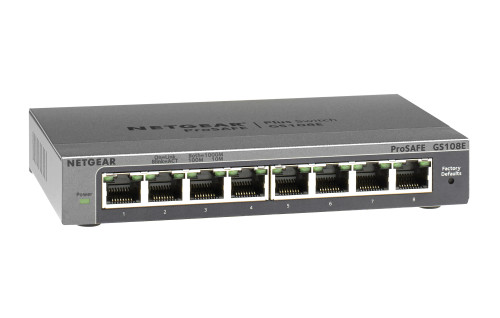 GS108E-300AUS - NetGear 8-Port Gigabit Ethernet Network Switch