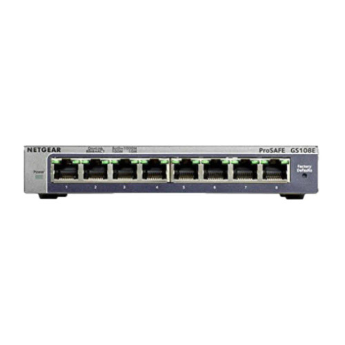 GS108E-100AUS - NetGear 8-Port Gigabit Ethernet Network Switch