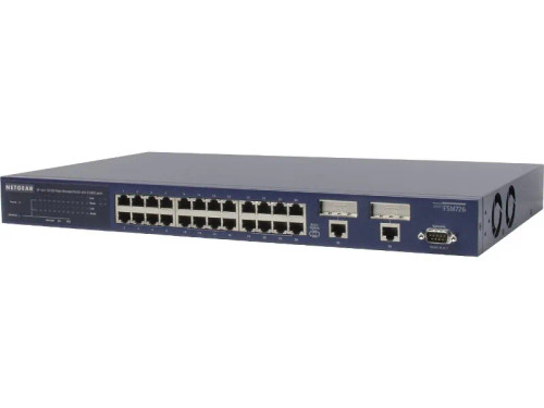 FSM726UK - NetGear 24-Port Gigabit 2 SFP Layer 2 Managed Network Switch