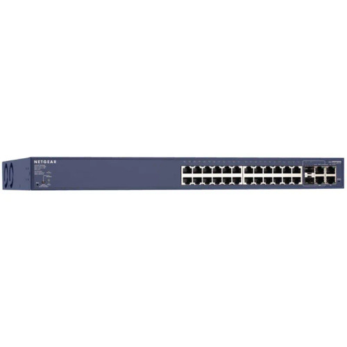 FS728TP-V2 - NetGear 24-Port 10/100 PoE 2 Gigabit Managed Switch