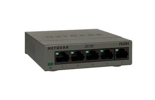 FS305 - NetGear 5-Port 10/100 Fast Ethernet Network Switch