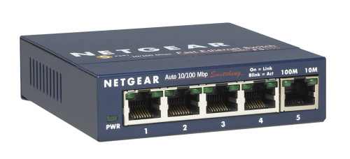 FS105AU - NetGear 5-Port 10/100 Fast Ethernet Network Switch