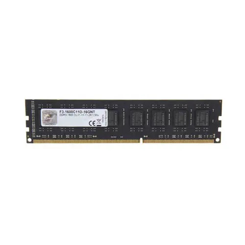 F3-1600C11D-16GNT - G.Skill 16GB DDR3-1600MHz CL11 240-Pin Memory Kit