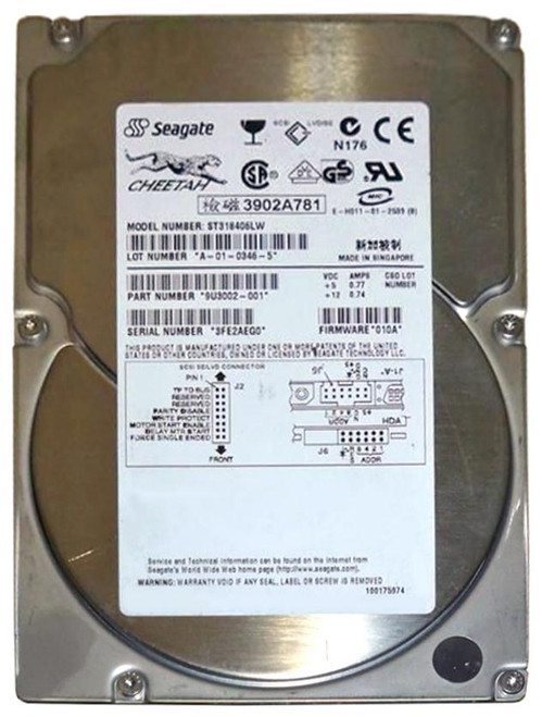 ST318406LW - Seagate 18.4GB 10000RPM Ultra320 SCSI 3.5" HDD