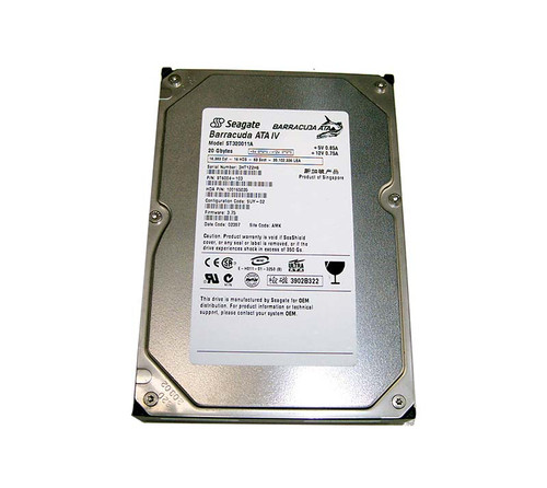 Seagate ST320011A BarraCuda 20GB 7200RPM IDE Hard Drive