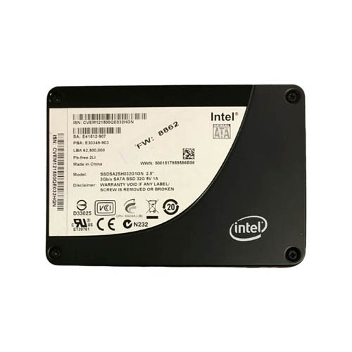 E41512-907 - Intel 32GB SATA 3Gb/s 2.5" SSD