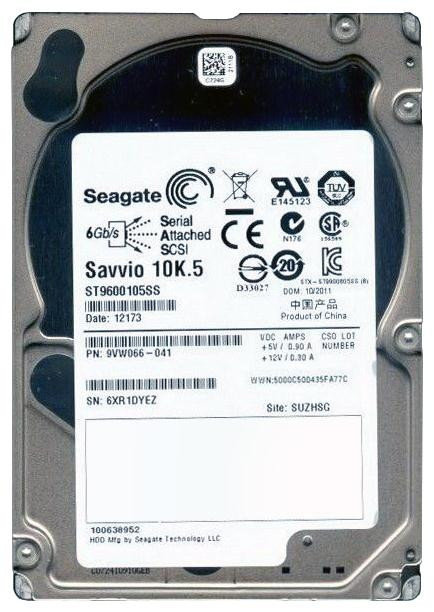 ST9600105SS - Seagate 600GB 10K RPM SAS 6Gb/s 2.5" HDD