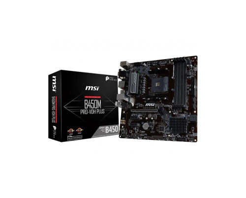 B450PVDHPLUS - MSI Socket AM4 B450 Micro-ATX DDR4 Motherboard