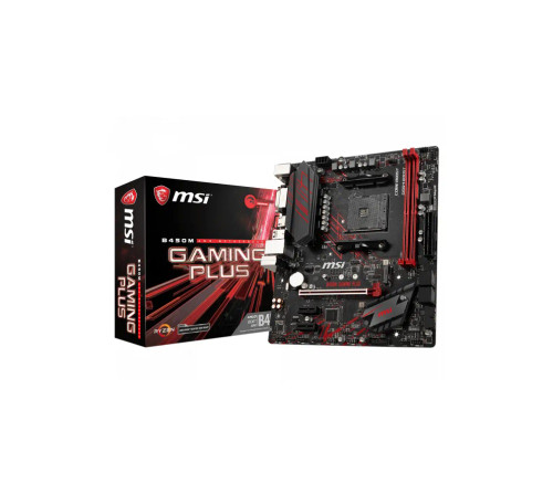 B450MGAPLUS - MSI B450M GAMING PLUS Desktop Motherboard AMD B450 Chipset Socket AM4