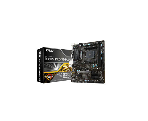 B350MPRO-VDPLUS - MSI B350 Chipset Socket AM4 Motherboard