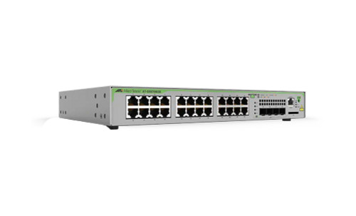 AT-GS970M/28 - Allied Telesis 24-Port Gigabit Ethernet Network Switch