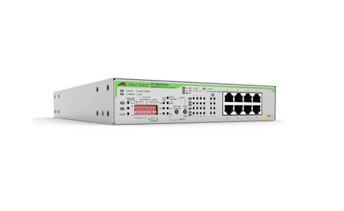 AT-GS920/8PS - Allied Telesis 8-Port Gigabit PoE+ Layer 2 Network Switch